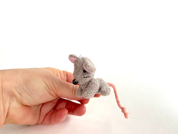Mini Plush Mouse (Gray)