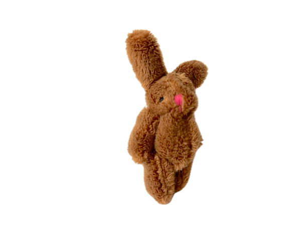 Mini Plush Bunny (Dark Brown)