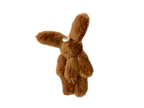 Mini Plush Bunny (Dark Brown)