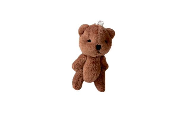 Miniature Stuffed Teddy Bear Pocket Pet (Brown)