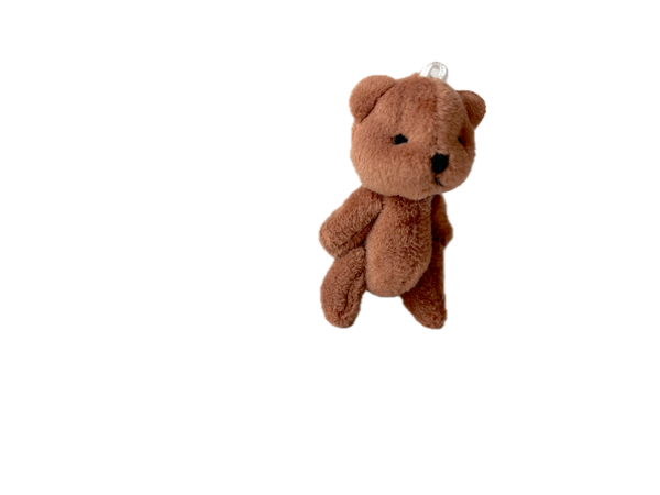 Miniature Stuffed Teddy Bear Pocket Pet (Brown)