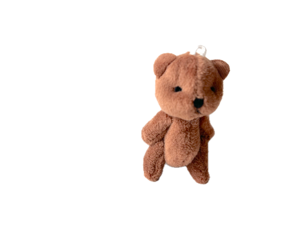 Miniature Stuffed Teddy Bear Pocket Pet (Brown)