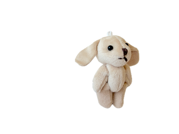 Stuffed Small Puppy Dog  Plush Miniature Mini Small Craft Supply Party Favor