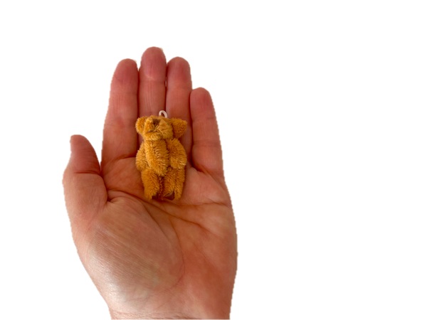 Very Tiny Soft Fuzzy Stuffed Teddy Bear (Brown)