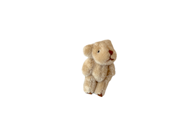 Very Tiny Soft Fuzzy Stuffed Teddy Bear (Light Brown)