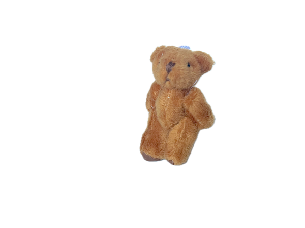 Miniature Bears With Brown Feet Doll Toy Pretend Play (brown)