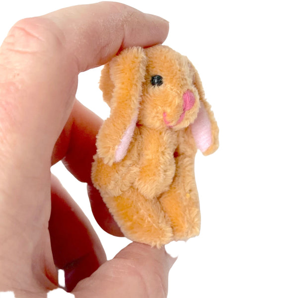 Mini Plush Floppy Ear Bunny Rabbit (Ginger)