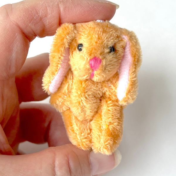 Mini Plush Floppy Ear Bunny Rabbit (Ginger)