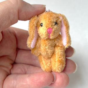 Mini Plush Floppy Ear Bunny Rabbit (Ginger)