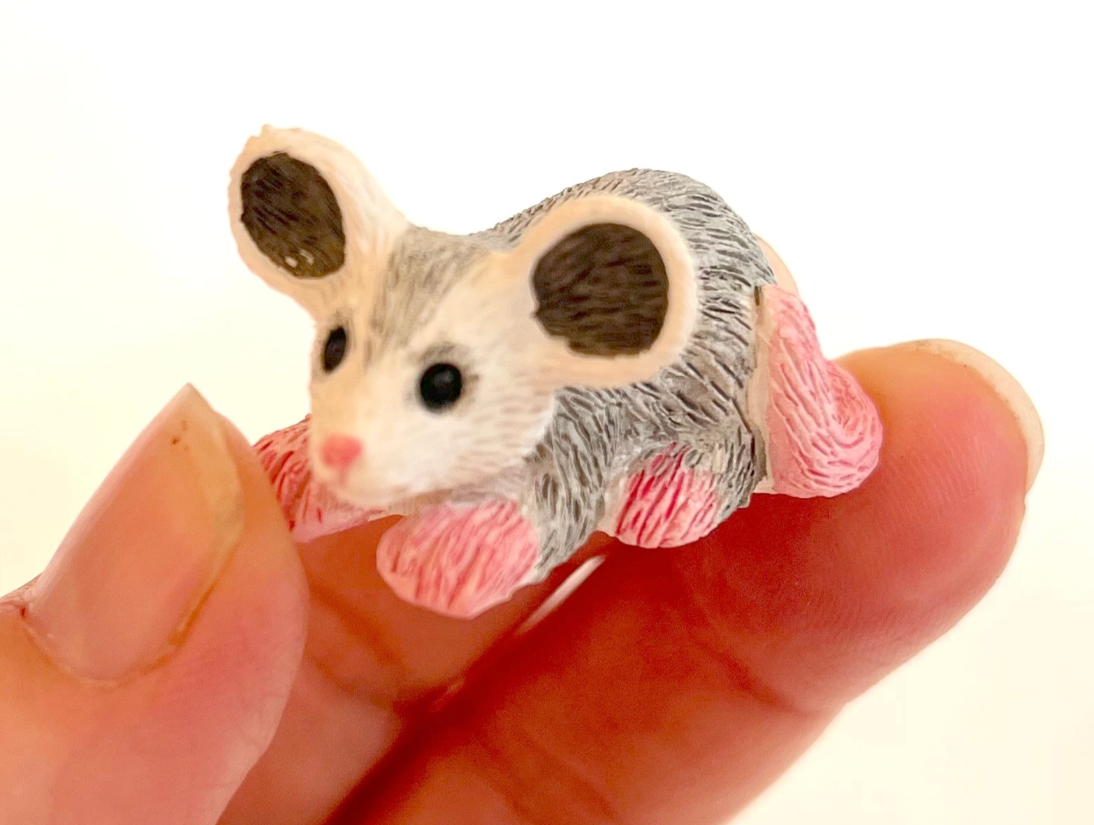 Fairy Garden Oppossum Possum Figurine Dollhouse Accessory Terrarium Micro Landscape Critter