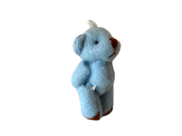 Very Tiny Stuffed Teddy Bear (Blue)