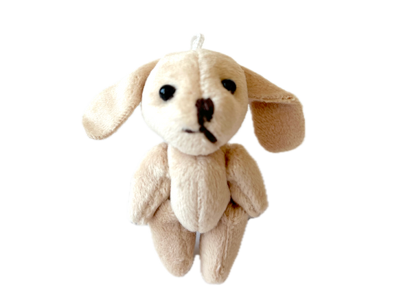 Stuffed Small Puppy Dog  Plush Miniature Mini Small Craft Supply Party Favor