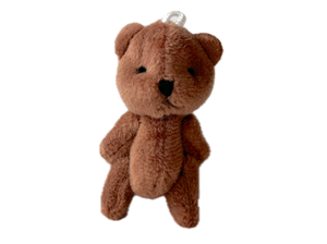 Miniature Stuffed Teddy Bear Pocket Pet (Brown)