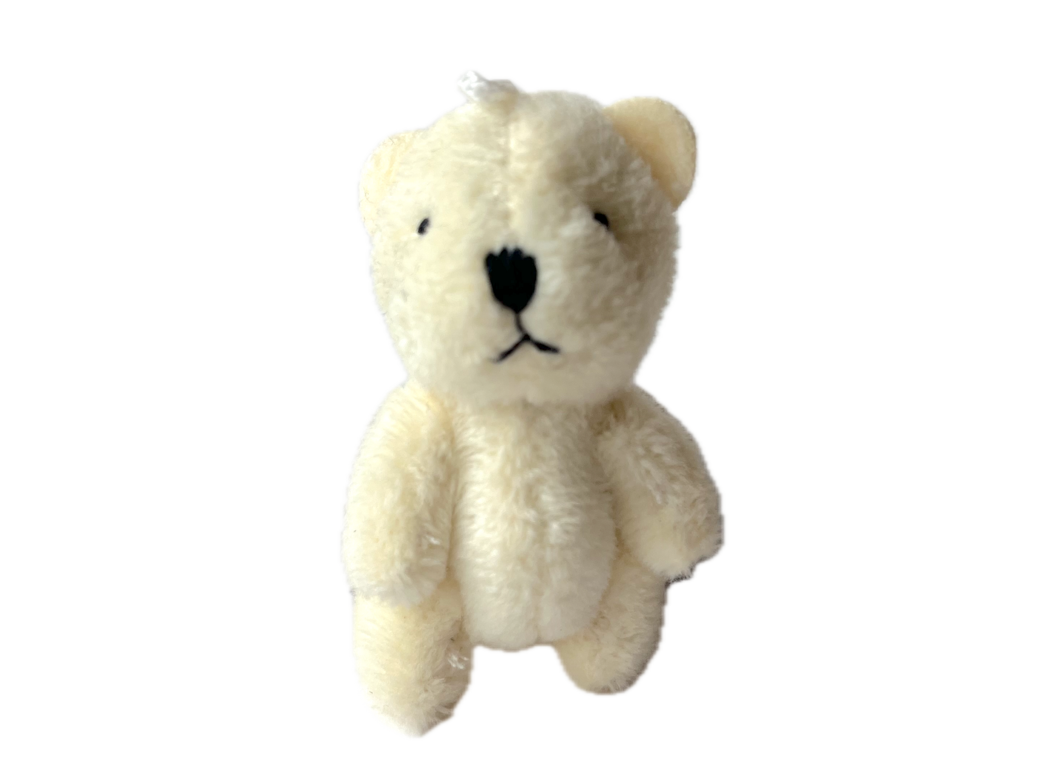 Miniature Stuffed Teddy Bear Pocket Pet (Cream)