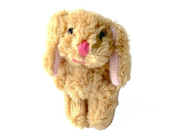 Mini Plush Floppy Ear Bunny Rabbit (Lt Brown)