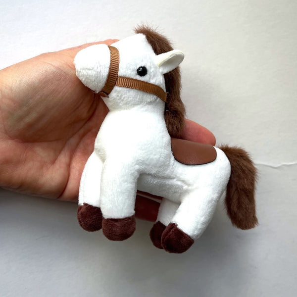 Small Plush Horse Stuffed Animal Doll Accessory Keychain