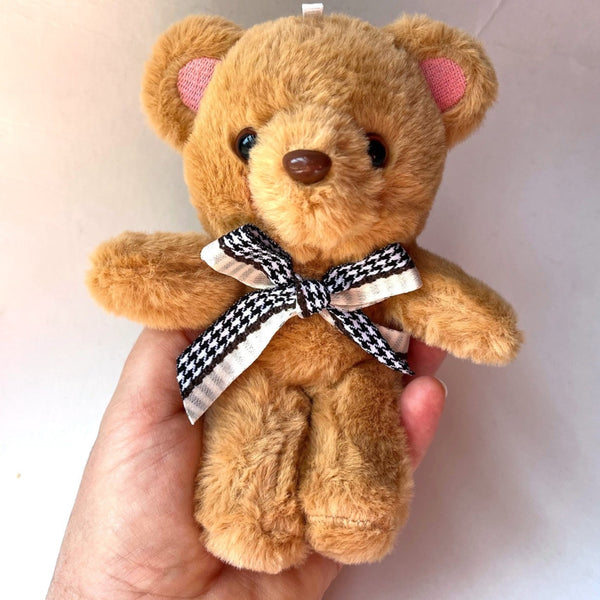 Small Plush Teddy Bear Doll Accessory