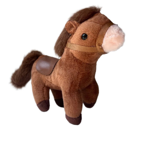 Small Plush Pony Stuffed Animal Doll Accessory Keychain
