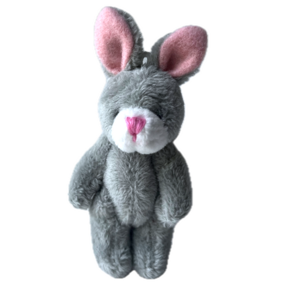 Small Gray Plush Bunny Rabbit