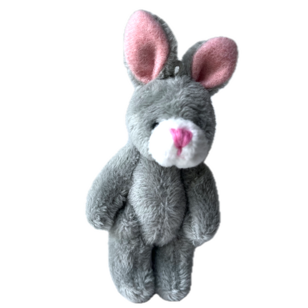 Small Gray Plush Bunny Rabbit