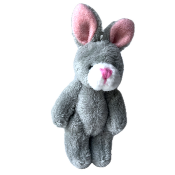 Small Gray Plush Bunny Rabbit