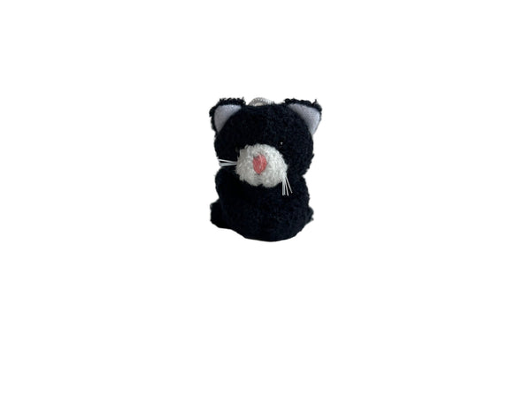 Small Stuffed Kitty Cat (Black White)
