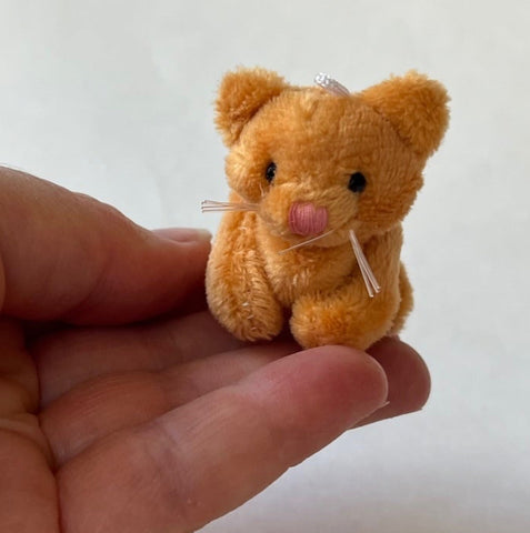 Small Stuffed Kitty Cat (Ginger)