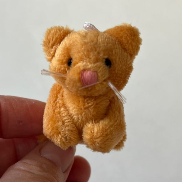 Small Stuffed Kitty Cat (Ginger)