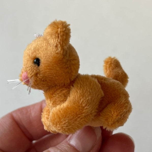 Small Stuffed Kitty Cat (Ginger)