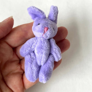 Mini Plush Purple Bunny