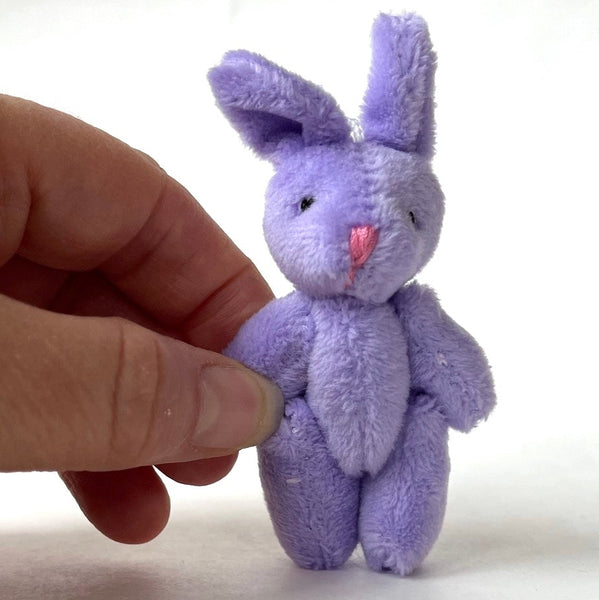 Mini Plush Purple Bunny