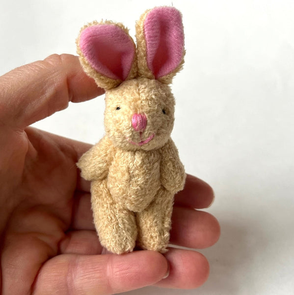 Mini Plush Beige Bunny