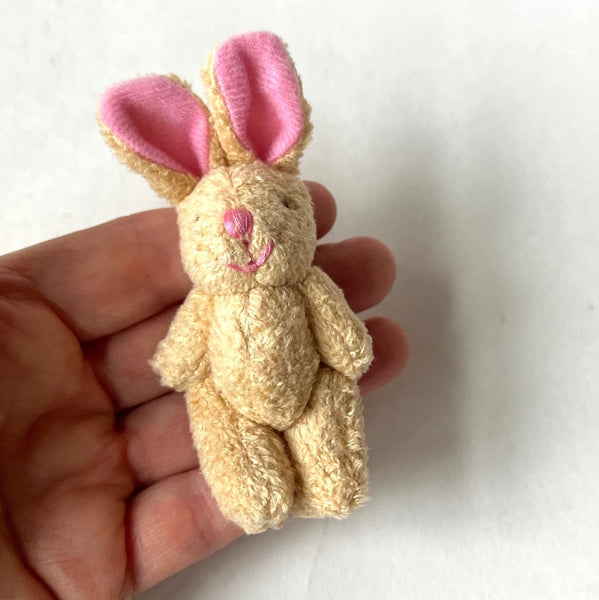 Mini Plush Beige Bunny