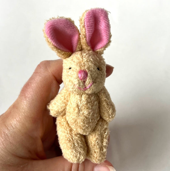 Mini Plush Beige Bunny