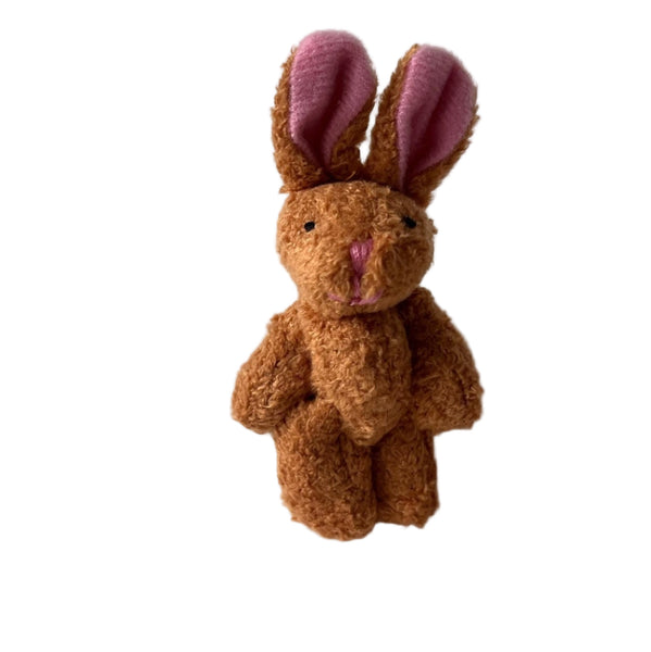 Mini Plush Brown Bunny