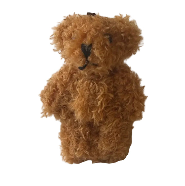 Small Soft Brown Plush Bear Pocket Pal Travel Bear Backpack Charm