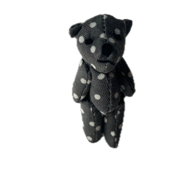 Small Gray Stuffed Teddy Bear