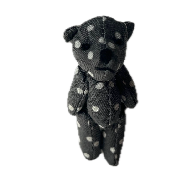 Small Gray Stuffed Teddy Bear