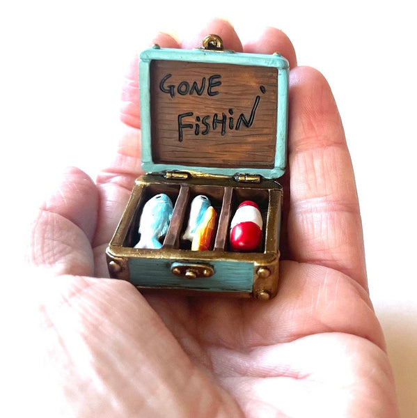 Miniature Blue Tackle Box Fairy Garden  Dollhouse Diorama (Copy)