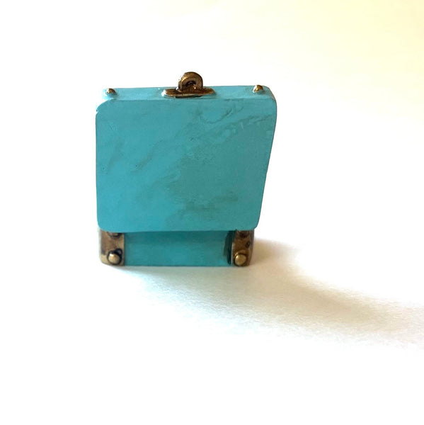 Miniature Blue Tackle Box Fairy Garden  Dollhouse Diorama (Copy)