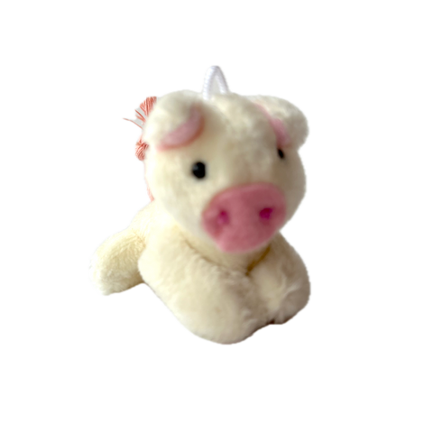 Small Stuffed Pig (Beige)