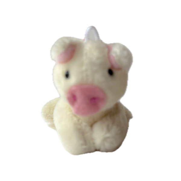 Small Stuffed Pig (Beige)