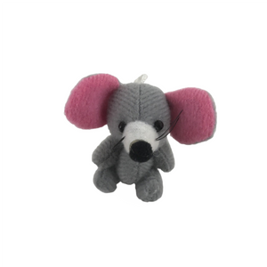 Miniature Plush Gray Mouse