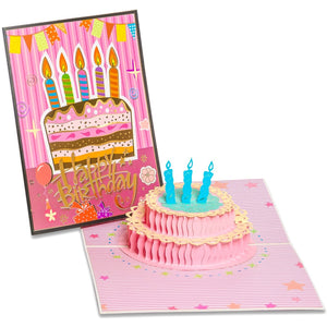 How to make a Birthday Cake or Wedding Cake Pop-Up Card - Creative Pop Up Cards How to make a Birthday Cake or Wedding Cake Pop-Up Card - Creative Pop Up Cards