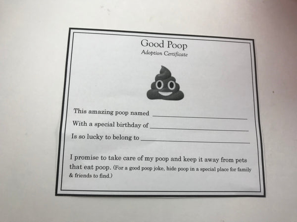 poop adoption