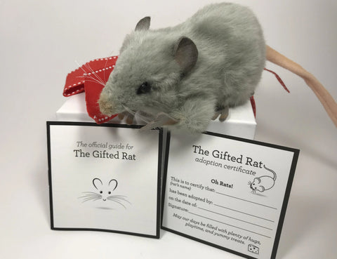 Gray Stuffed Mouse